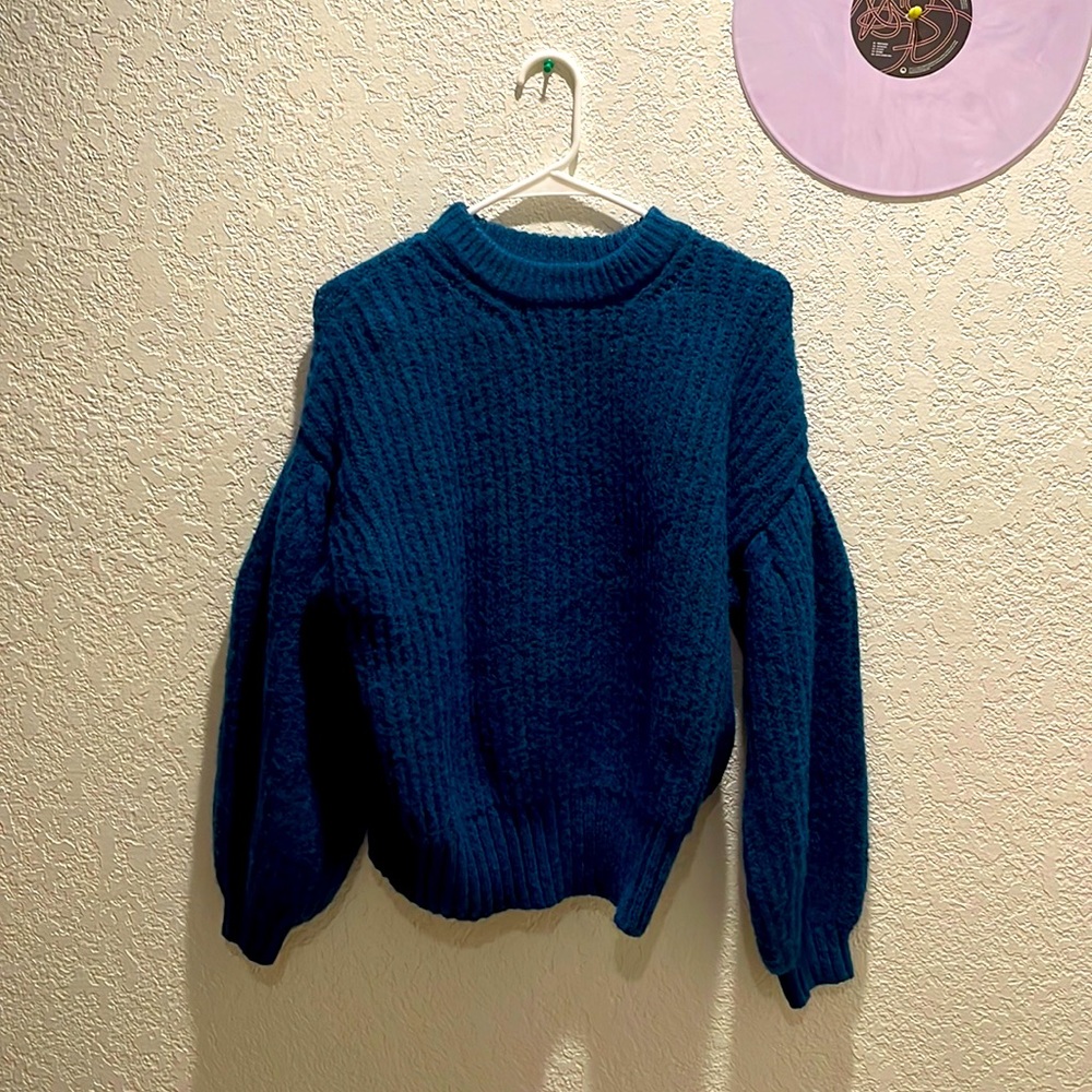 Nordstrom Cardigan Ocean Blue Sweater